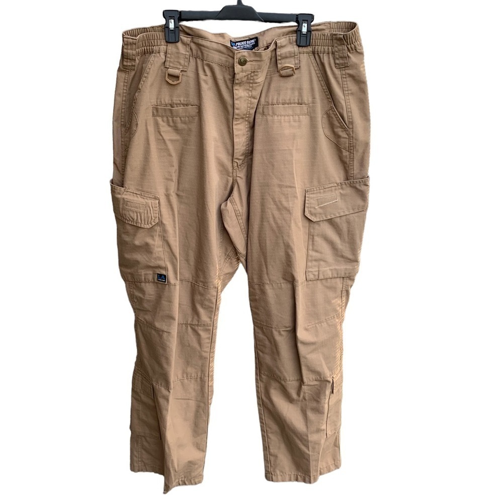 LA Police Gear LAPG Operator Tactical Pants Mens 42 x 32 Tan Double Seat Knee